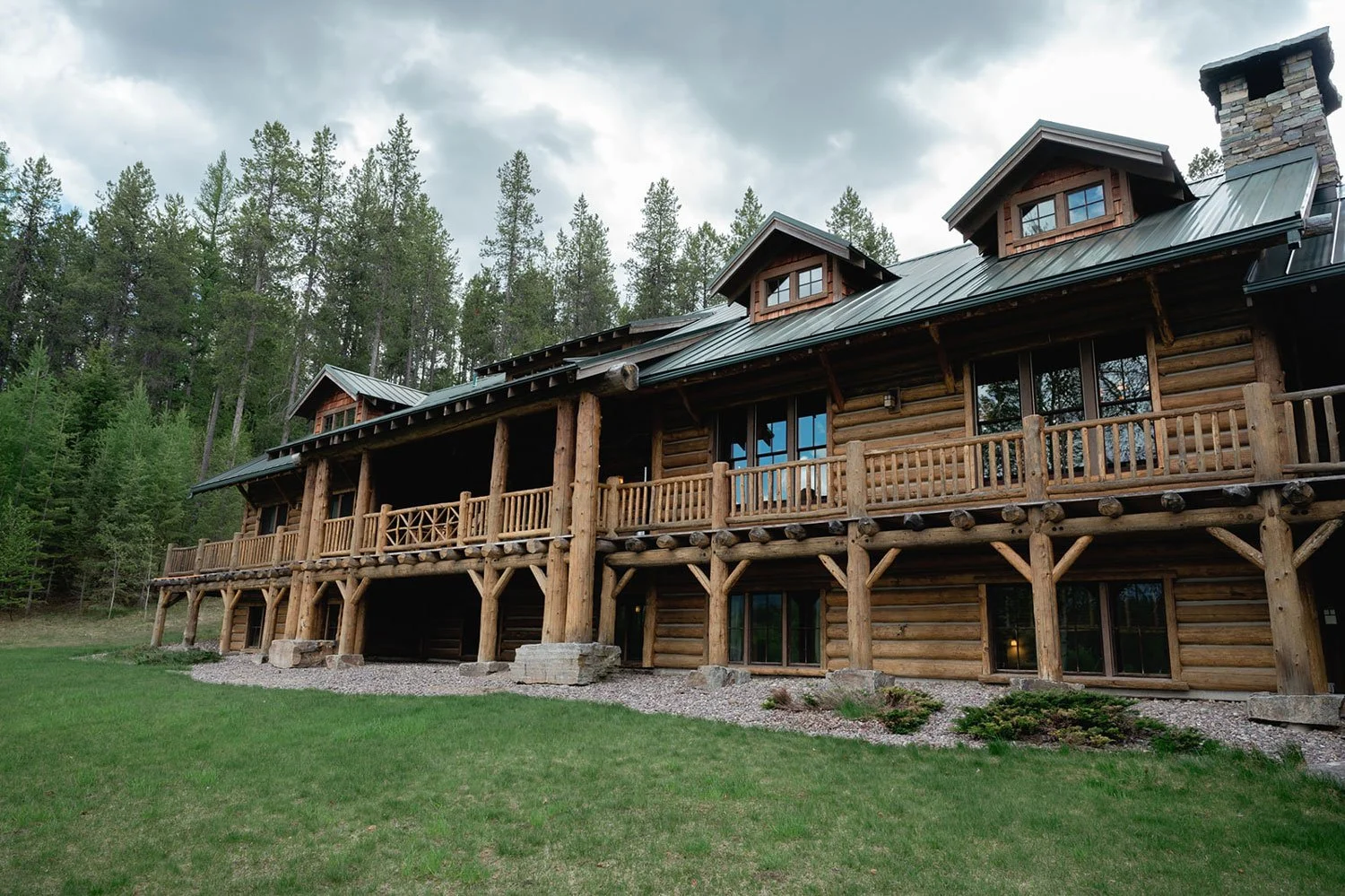 Lodge at Green Valley Ranch Montana wedding venue near Whitefish Montana
