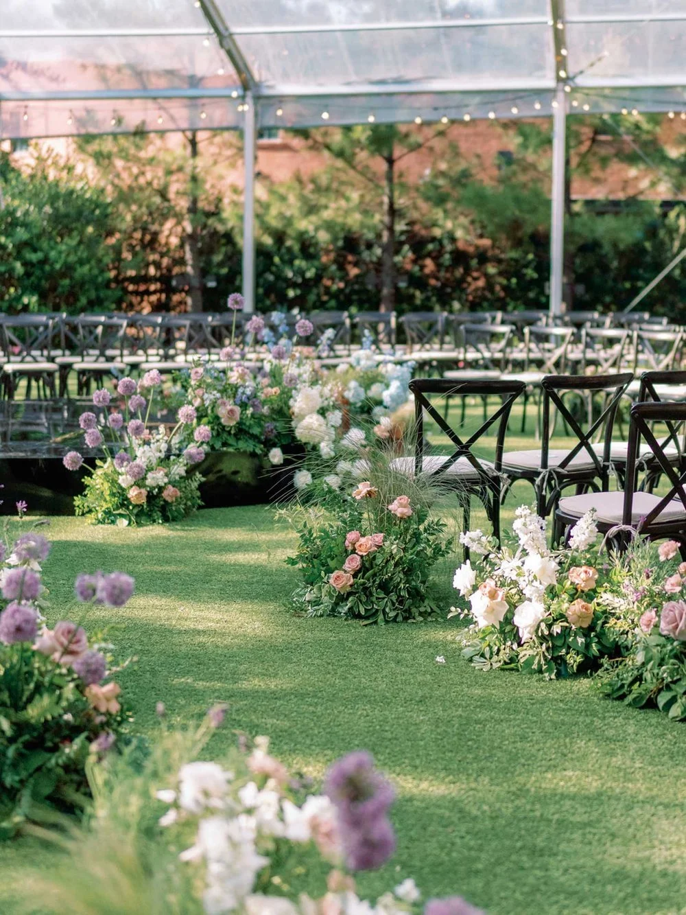 Ceremony in Round set up at Hotel Drover (Copy)