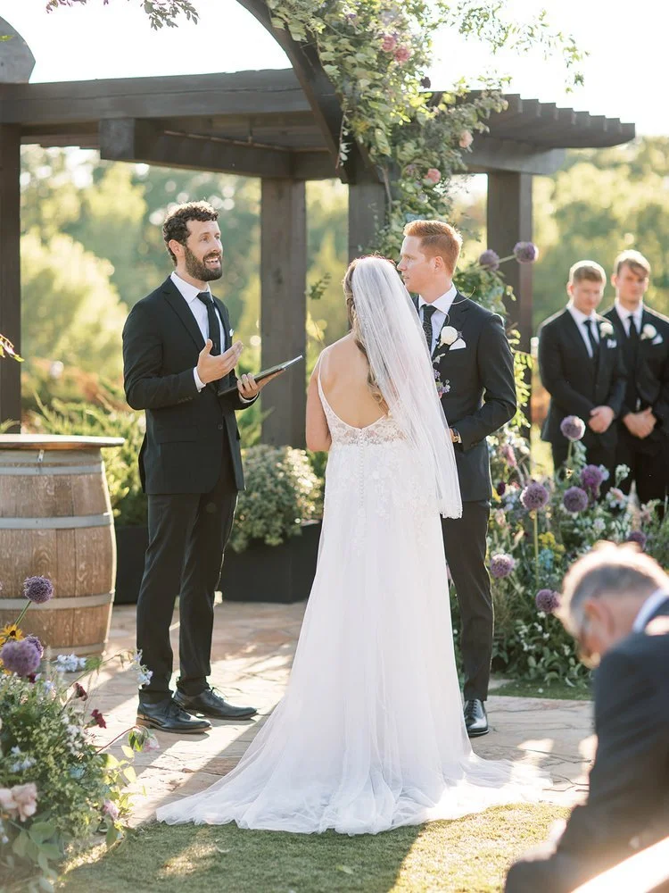 Wedding Outdoor wedding ceremony by Texas Wedding Planner Shannon rose events