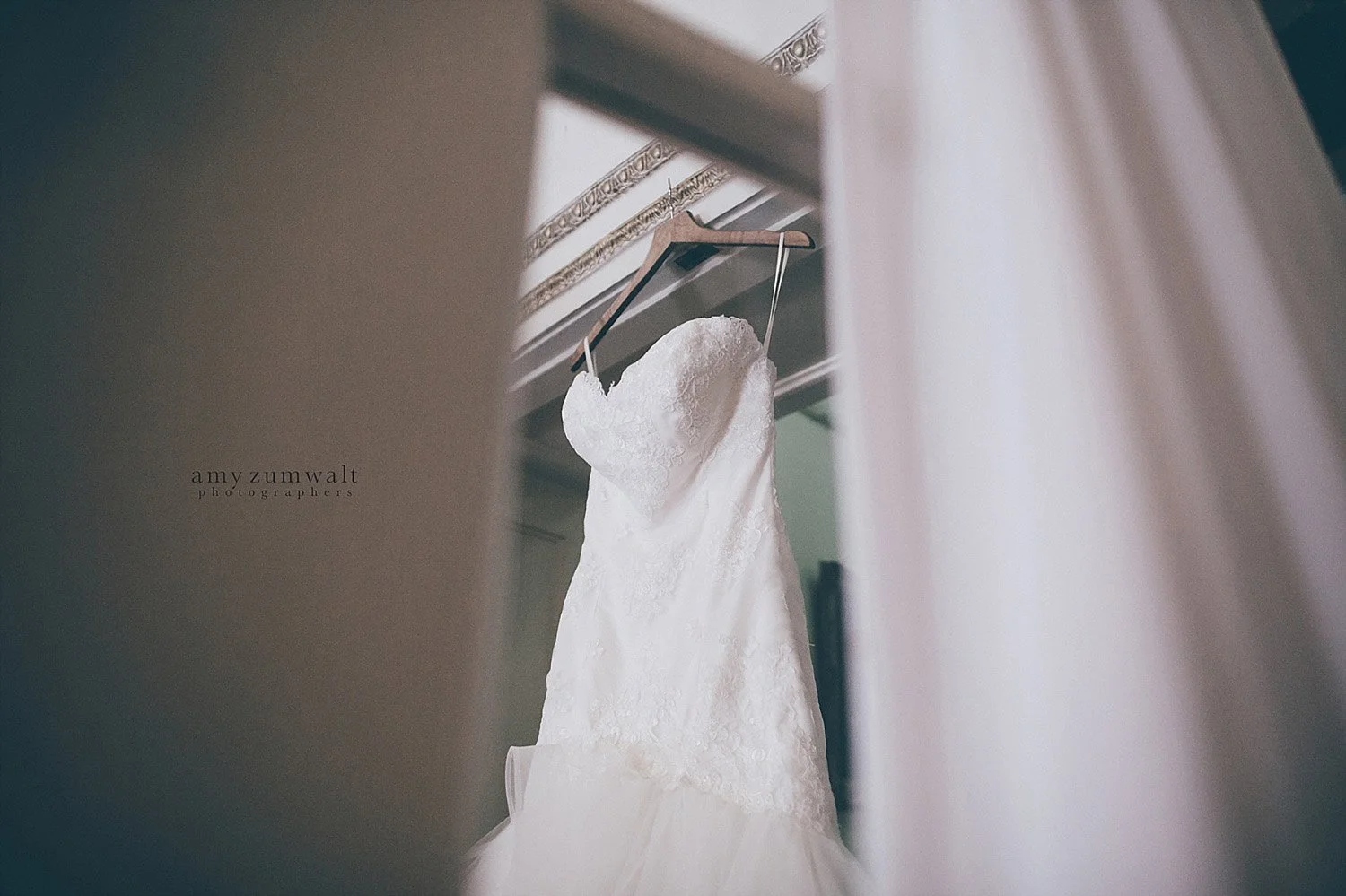 Dallas Scottish Rite Library and Museum wedding bride's wedding dress