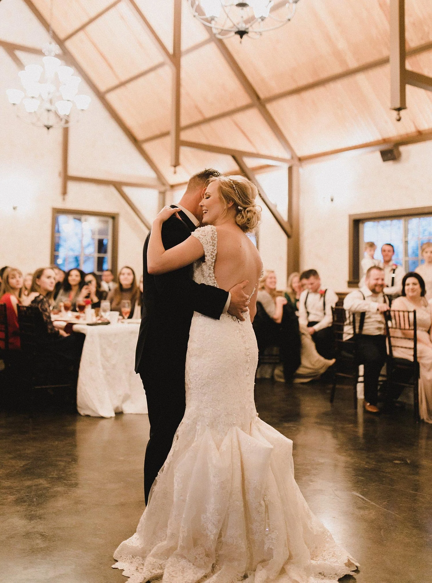 Hollow Hill Farm Event Center Wedding great room first dance