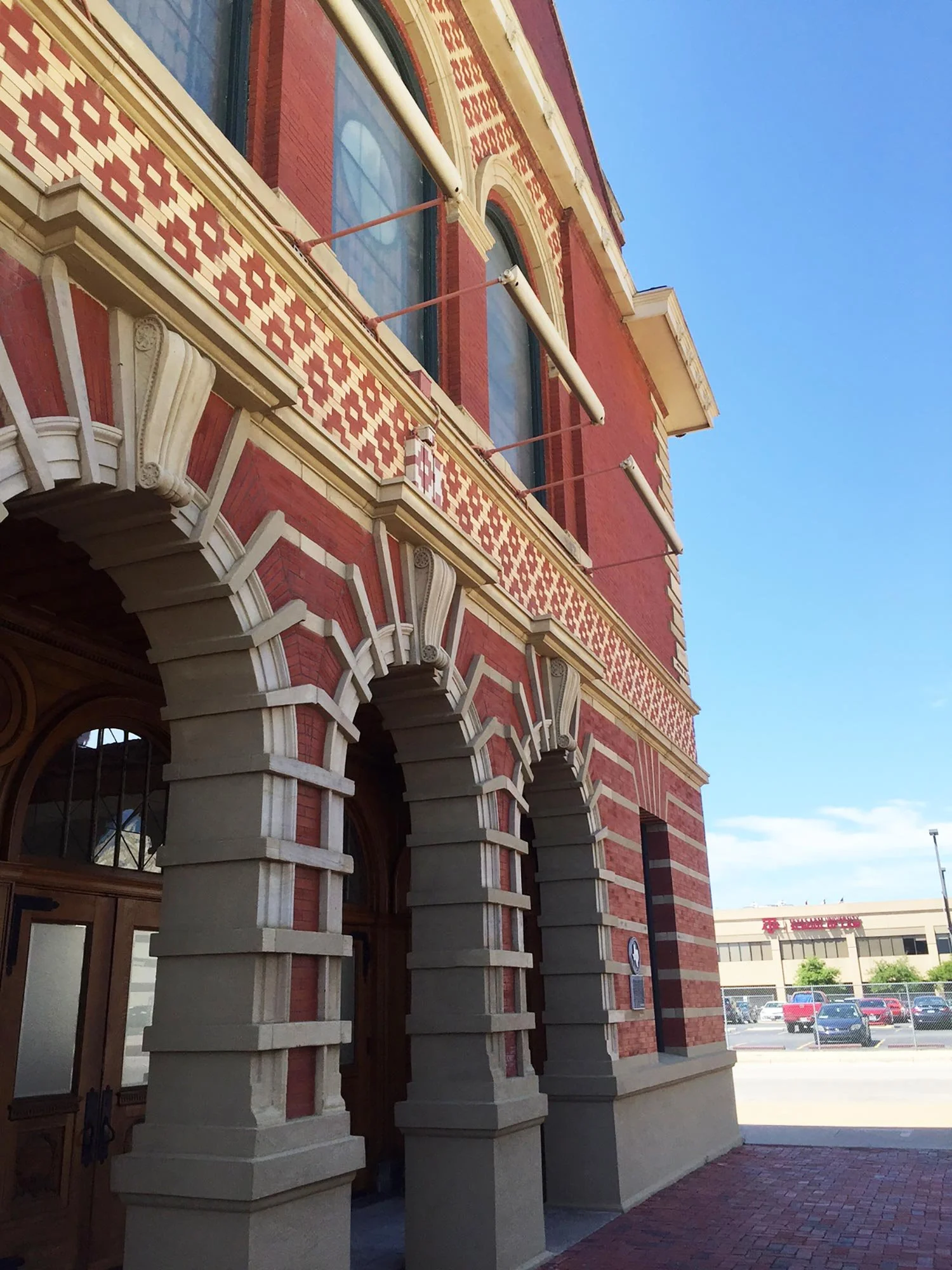 Fort worth wedding venue Ashton Depot exterior walls