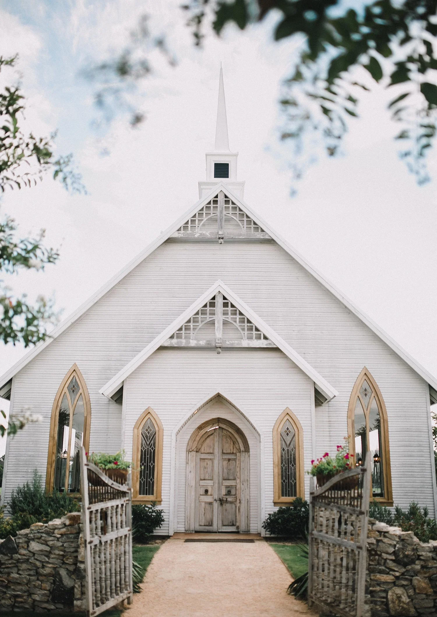 Fort Worth wedding venue Brooks at Weatherford white country chapel