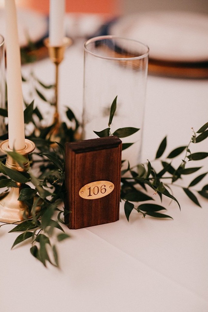 budapest hotel themed wedding table number