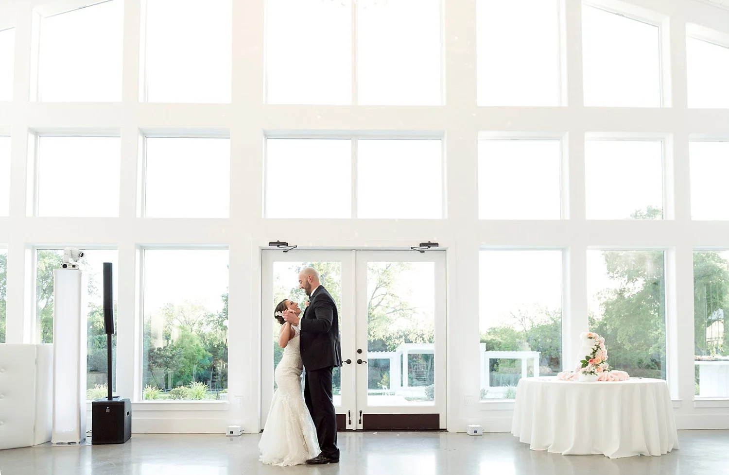 Bride &amp; Groom dancing at Midlothian TX Wedding