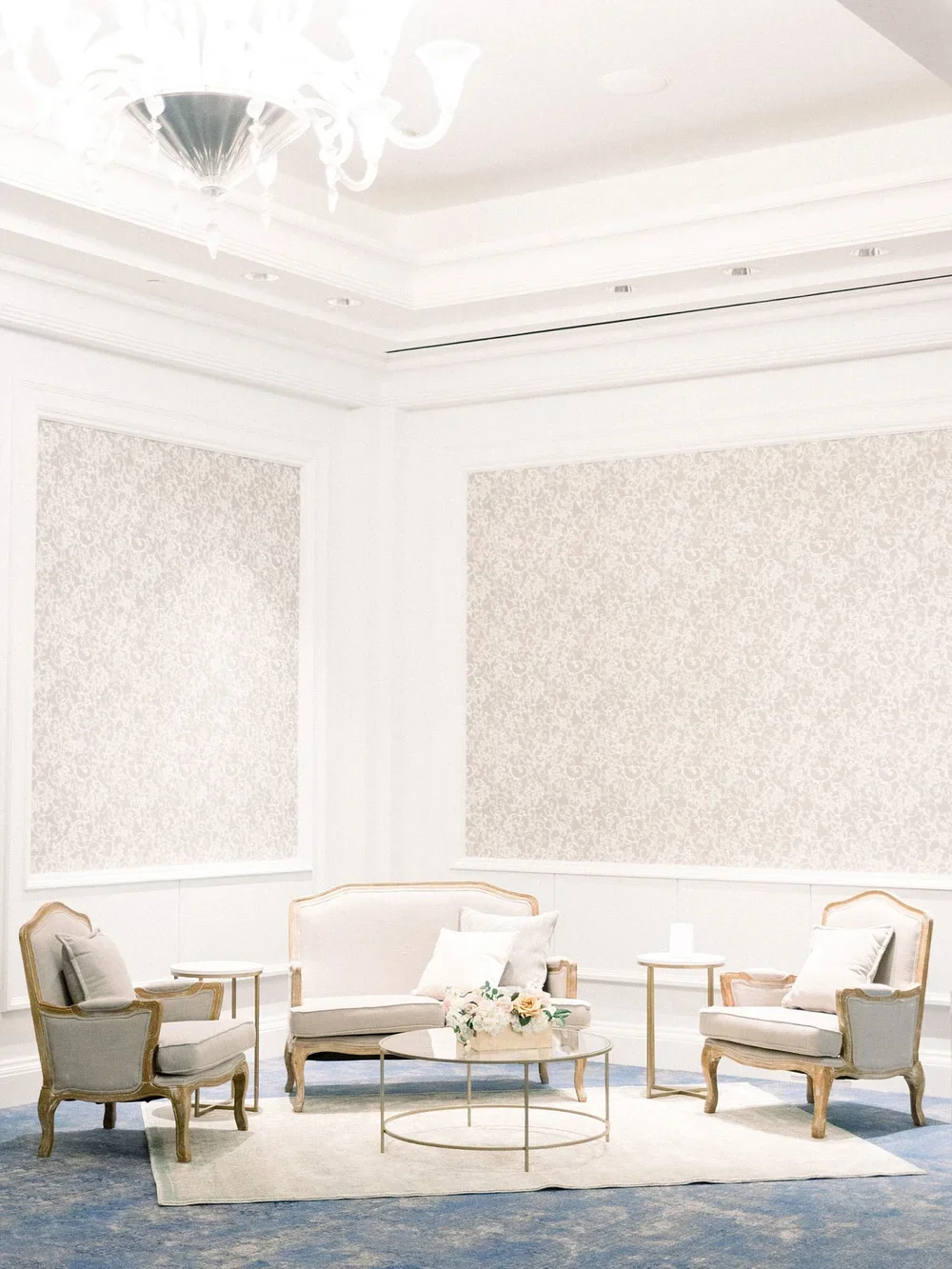 Lounge Set Up at the Ritz Carlton Dallas texas