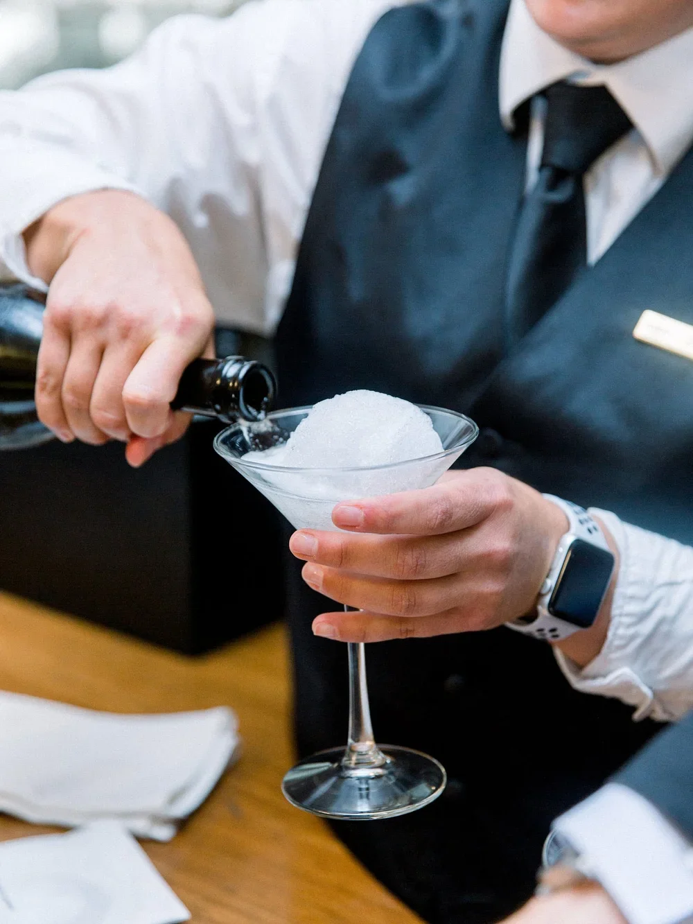 alcohol snow cones wedding