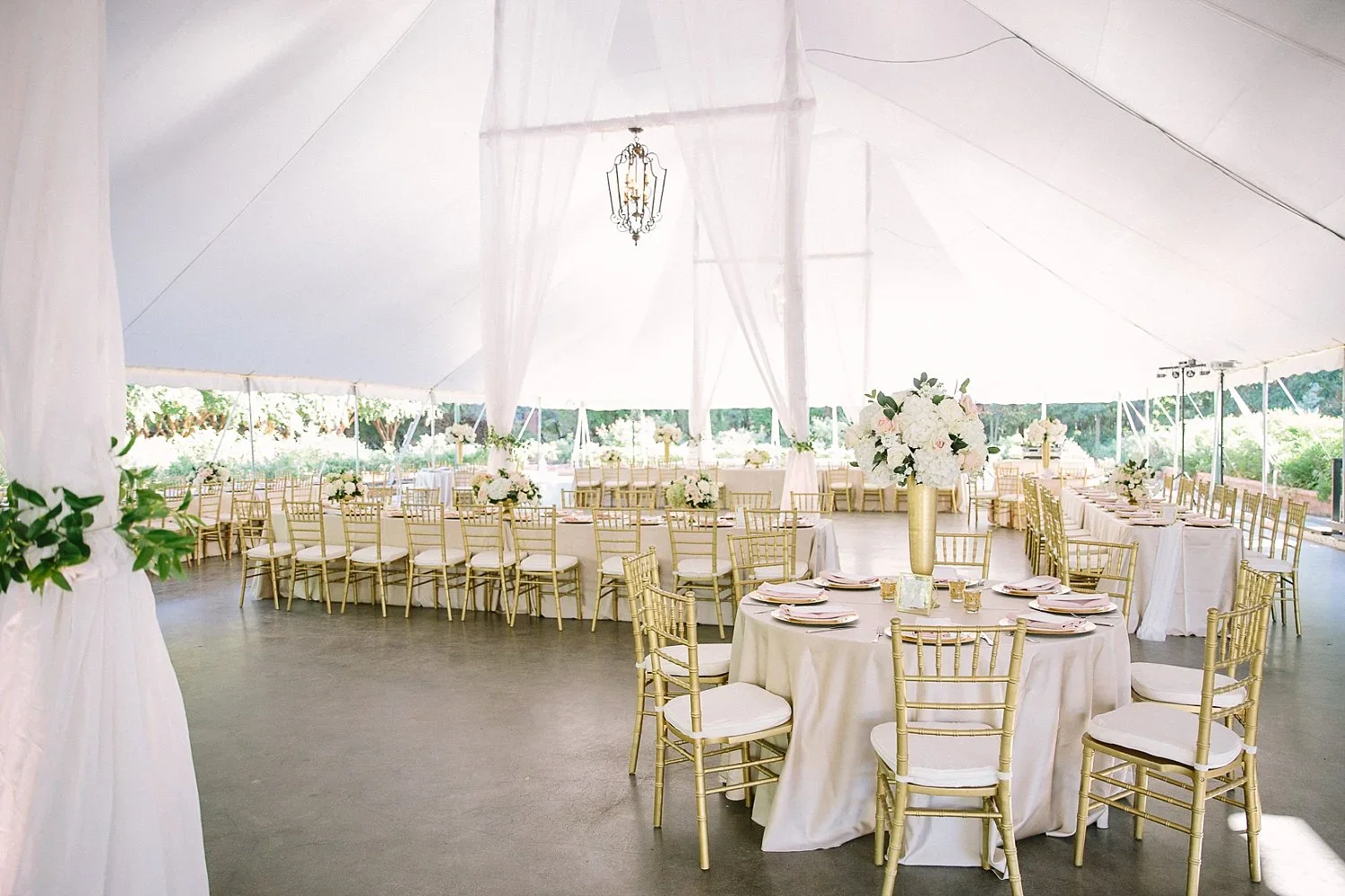 Fort Worth wedding tented reception