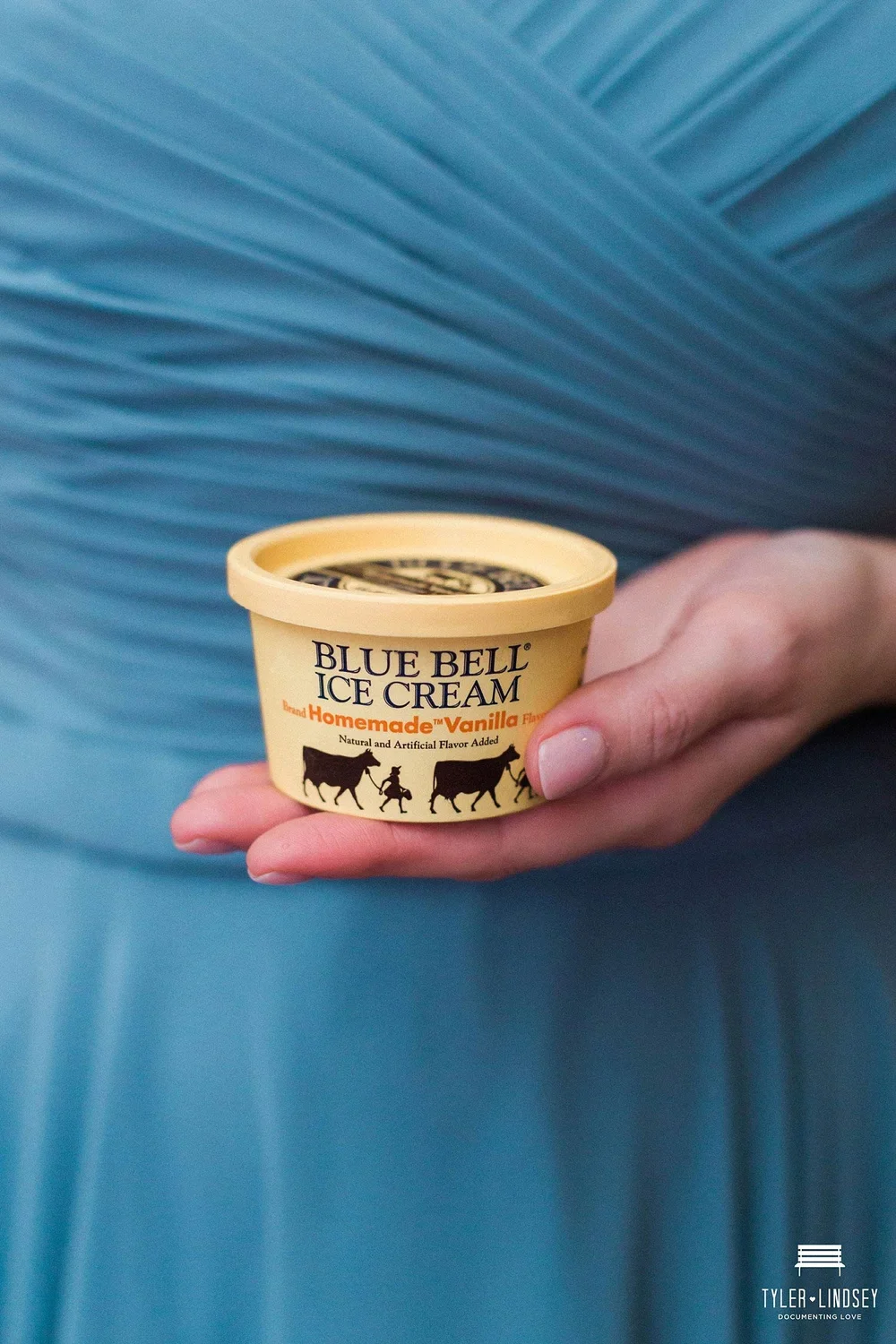 Blue bell ice cream wedding
