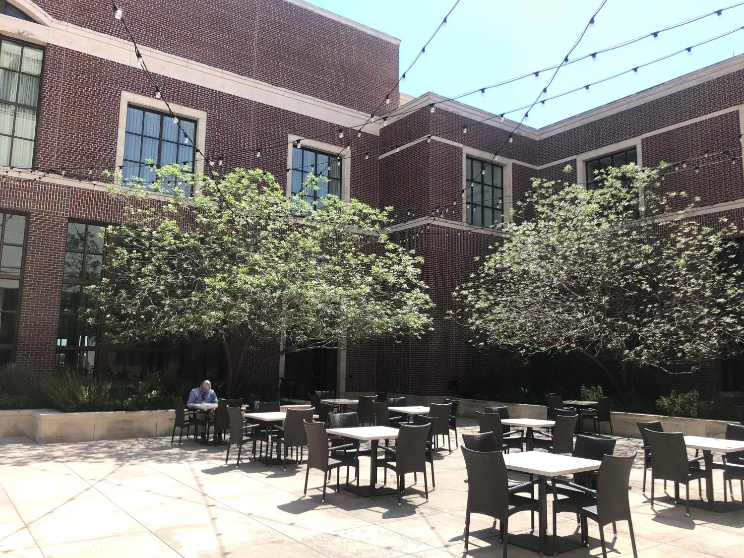 Ceremonial Courtyard at the George W Bush Library &amp; Museum