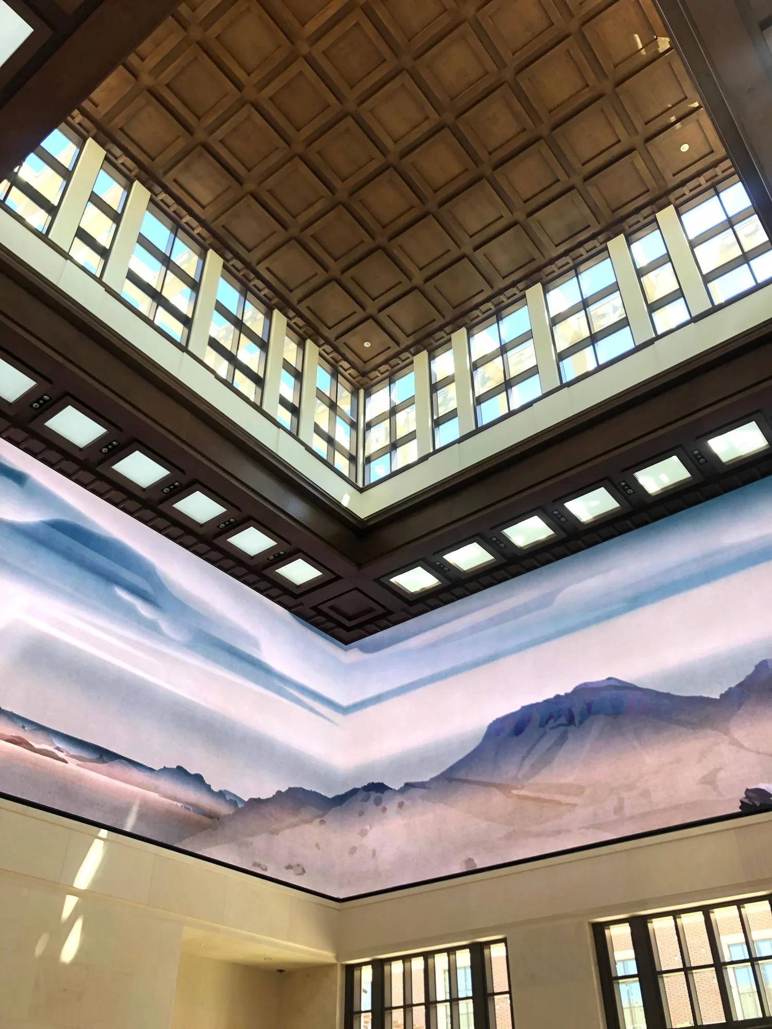 George W Bush Library and Museum Freedom Hall ceiling