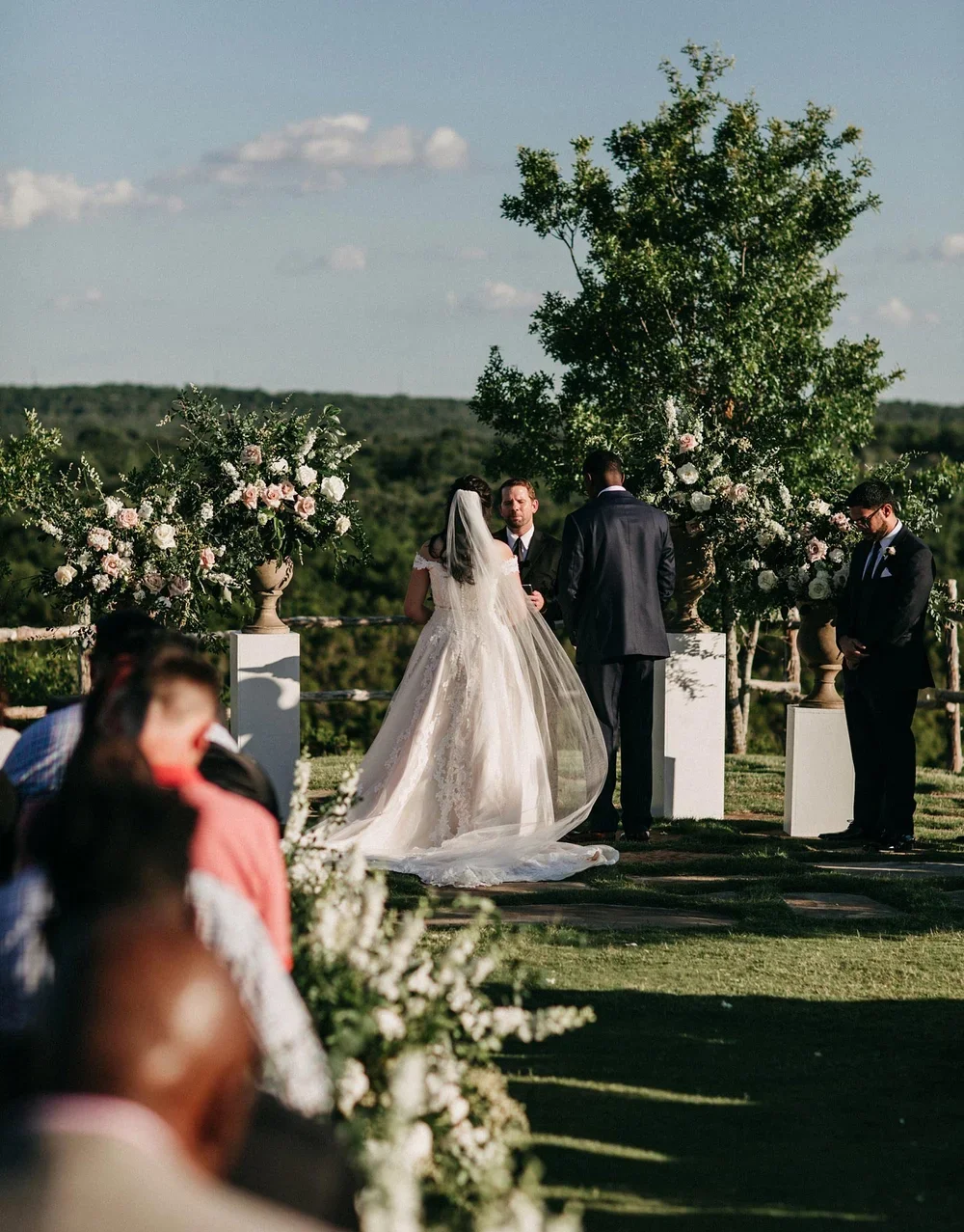 Outdoor Ceremony at Dove Ridge Vineyard