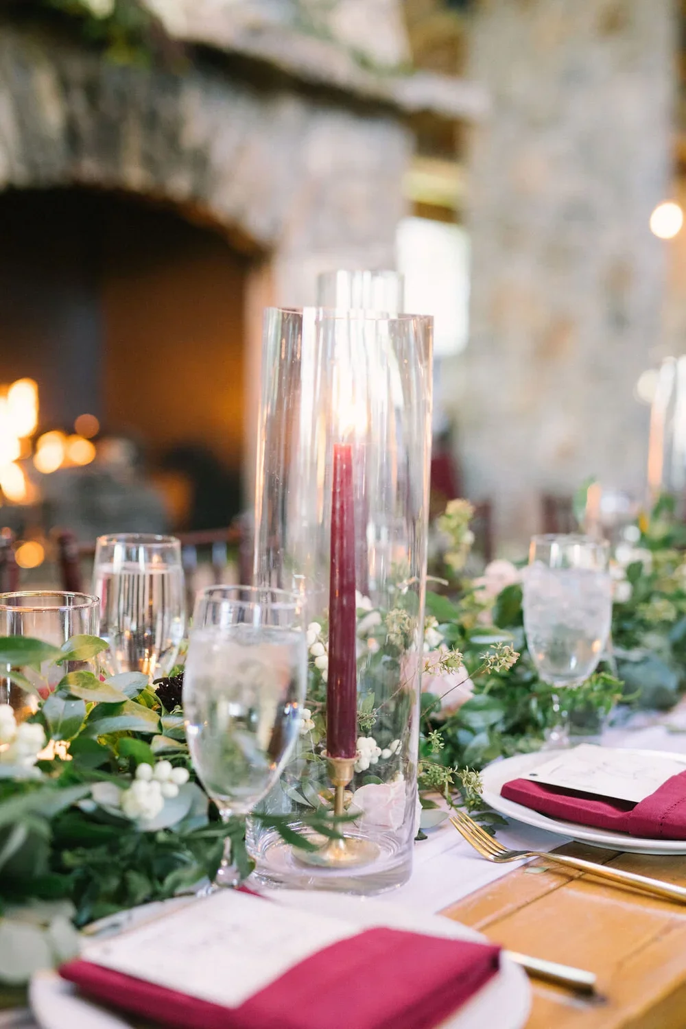 Brooks at Weatherford burgundy wedding