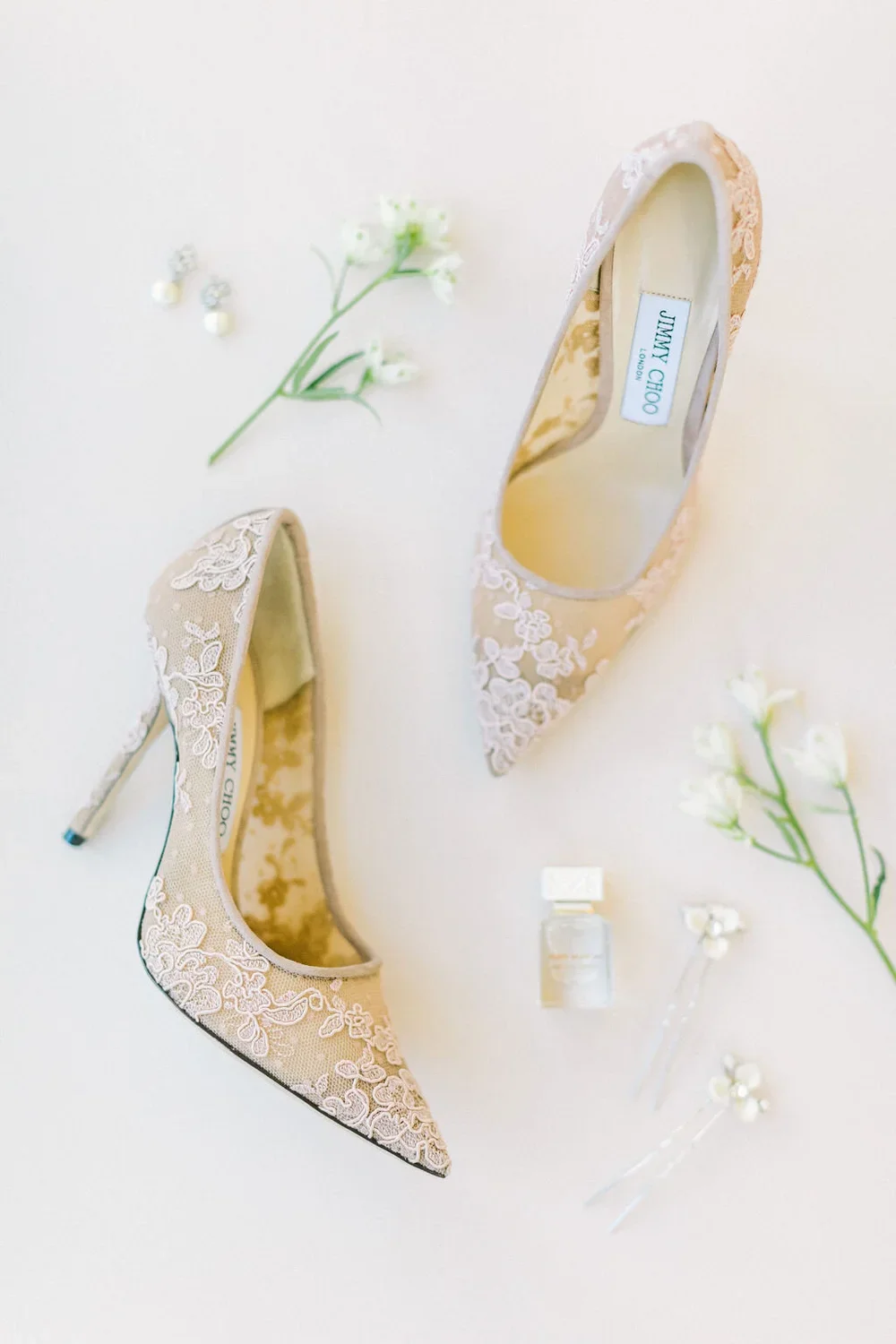 Lace wedding shoes