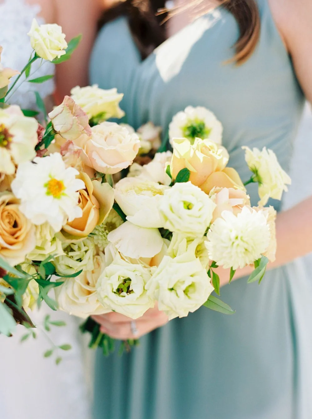 Yellow and white flower bouquet