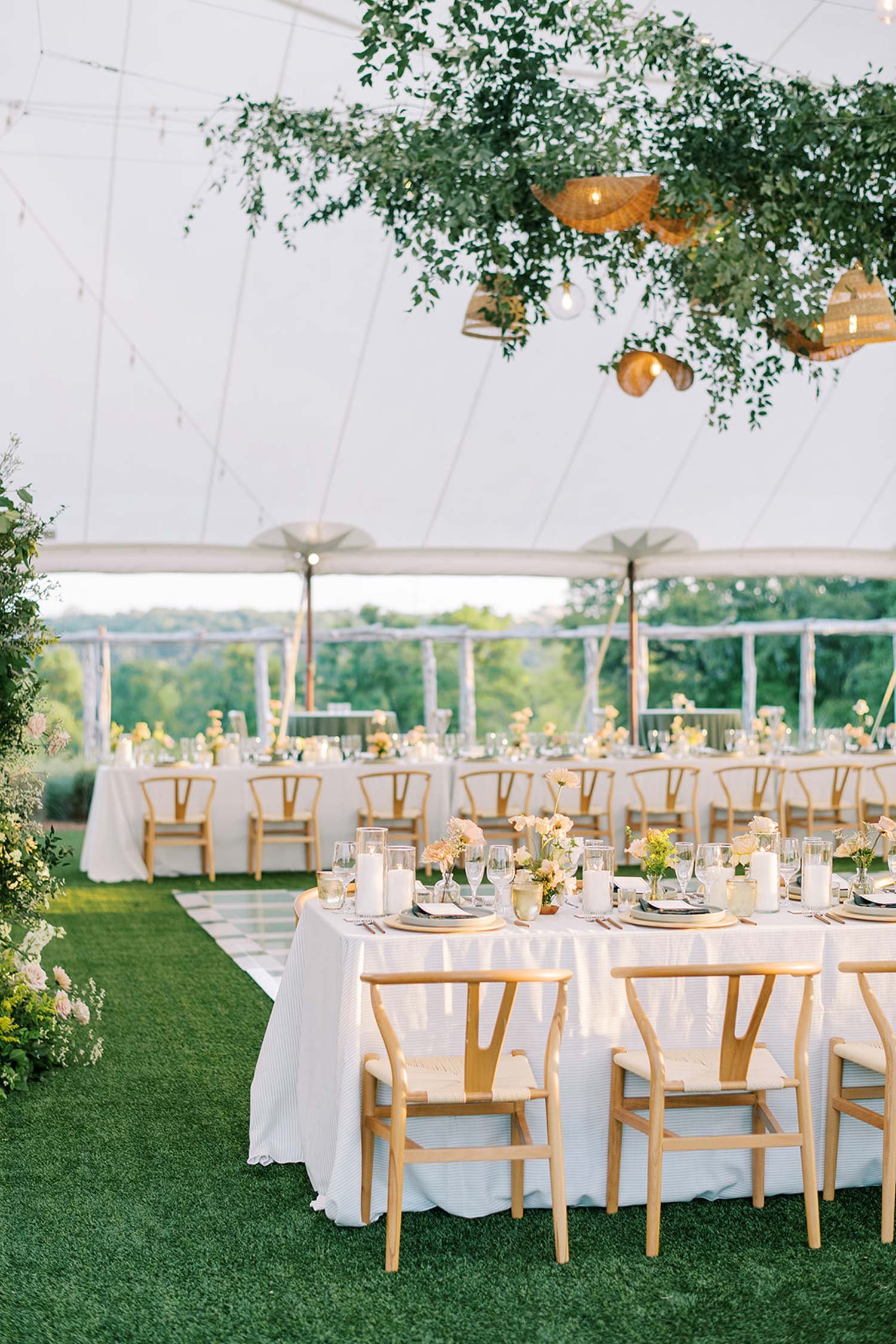 Sperry Tent wedding by Wyoming wedding planner Shannon Rose Events