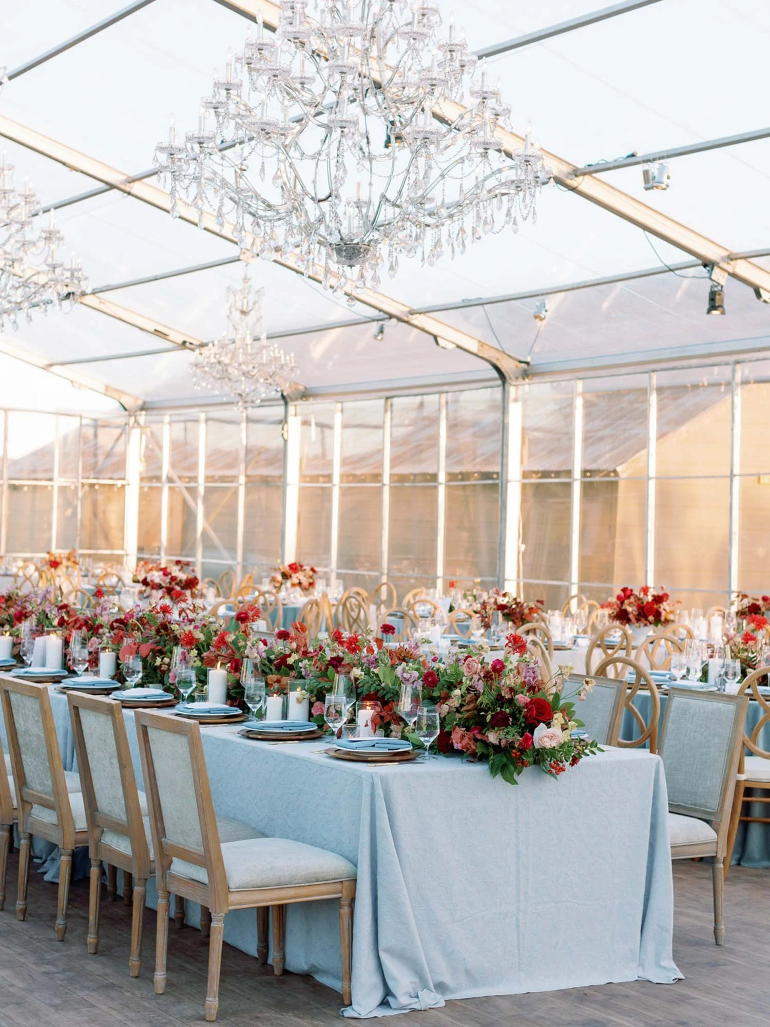 Clear top tented wedding in Texas design &amp; planned by ranch wedding planner Shannon Rose Events
