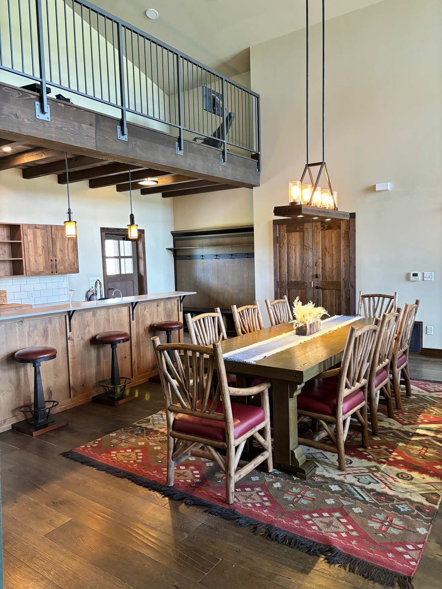 Montana destination wedding interior lodge at sage lodge