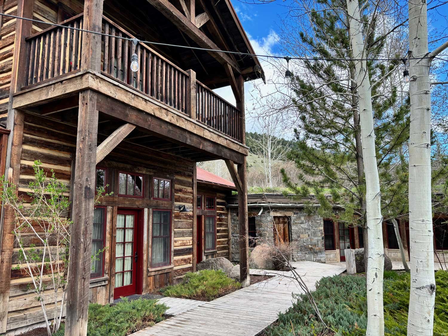 Cabin exterior at ranch at rock creek