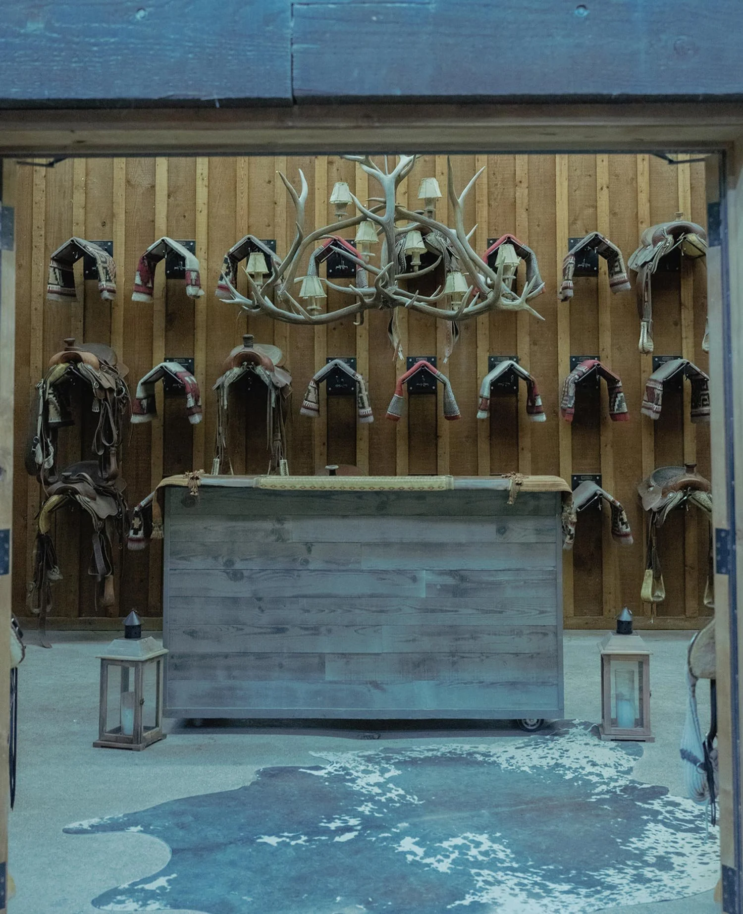 Paws Up wedding bar in the Saddle Club