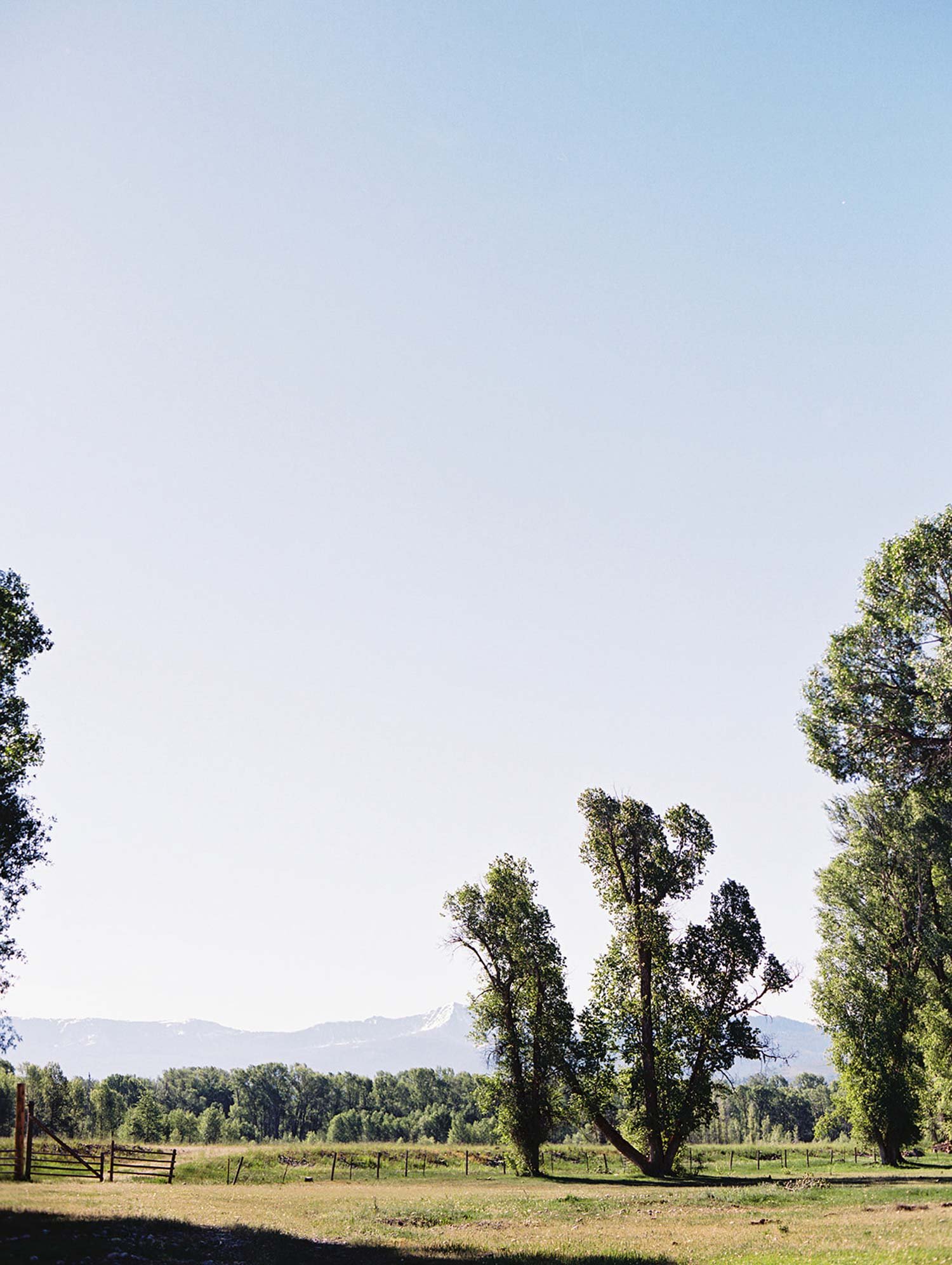 Headquarters lawn at Snake River Ranch