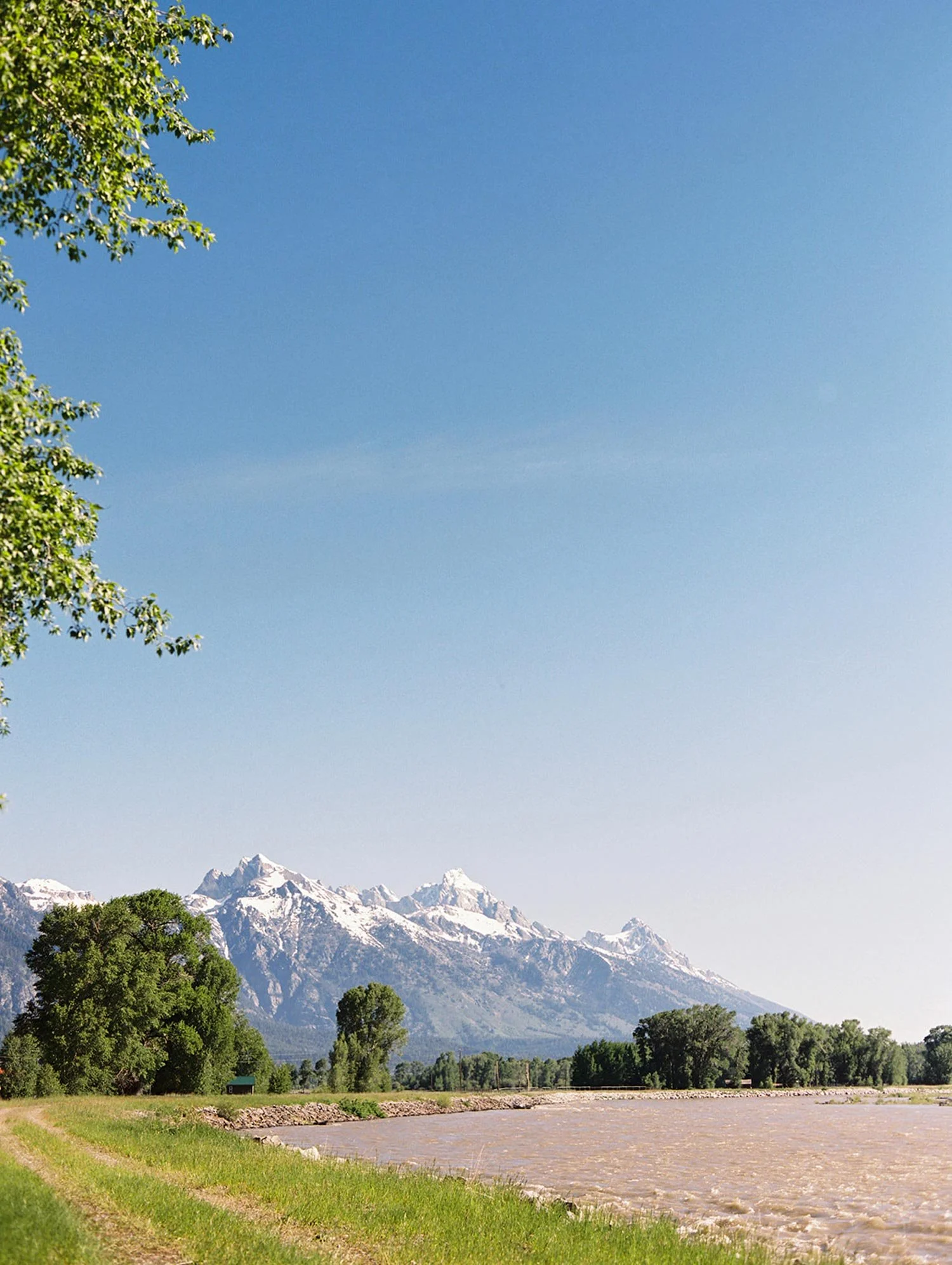 Snake River Ranch ceremony at the Snake River in Wyoming