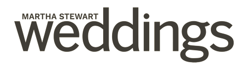 Martina Stewart Weddings logo in black and white.