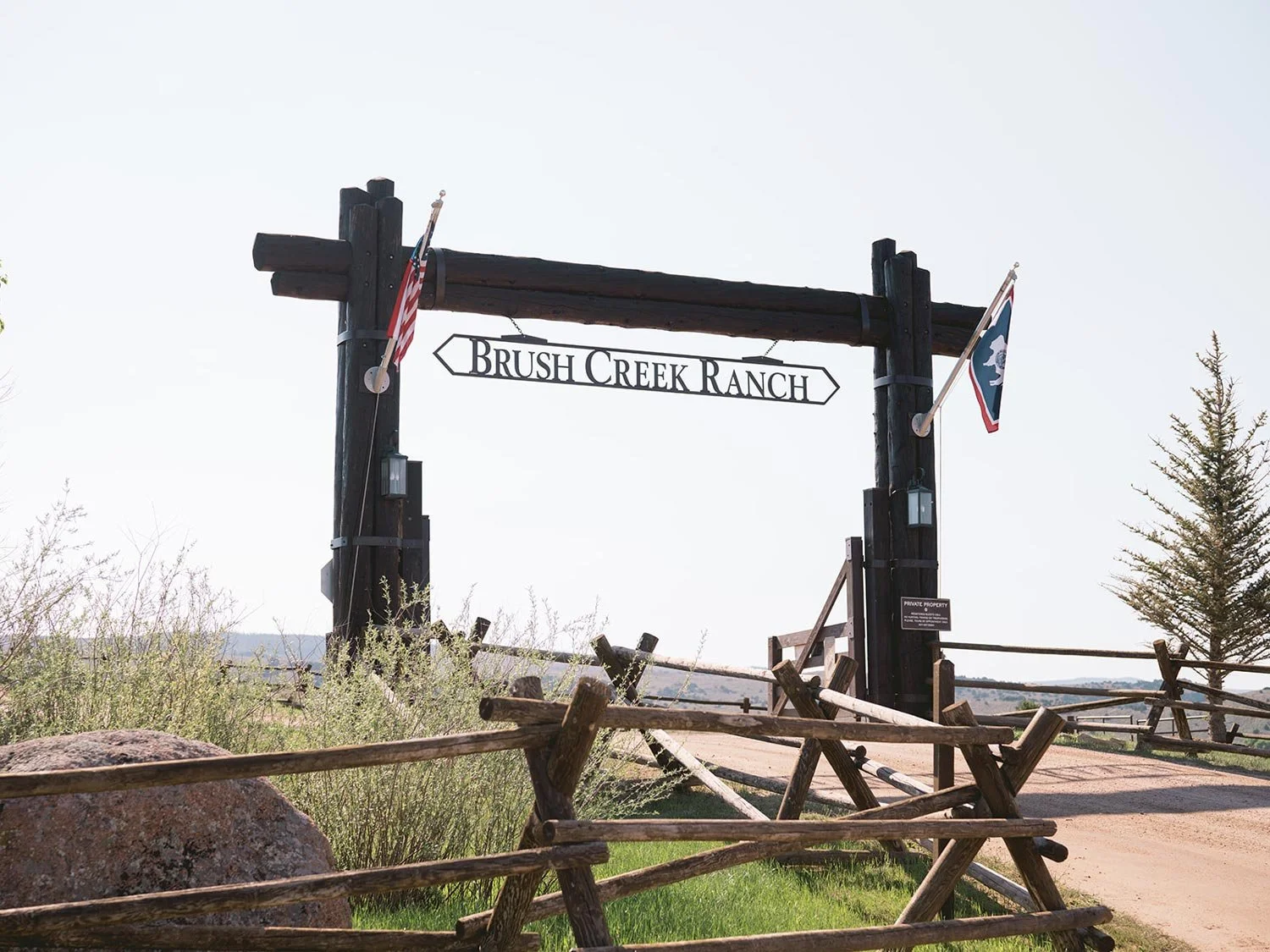 Brush Creek Ranch entrance