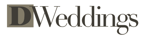 Text reading 'Weddings' with stylized letters.