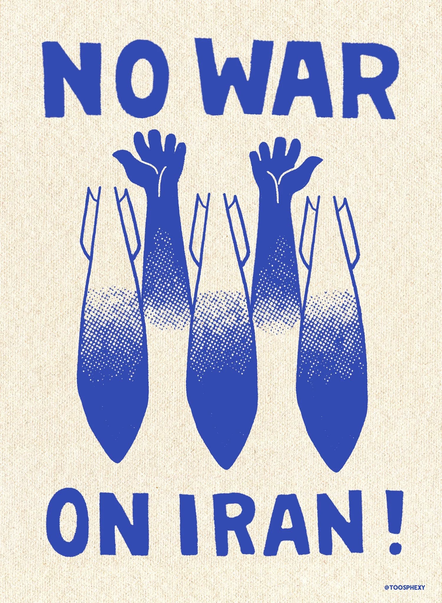 "No War On Iran"
by Roger Peet