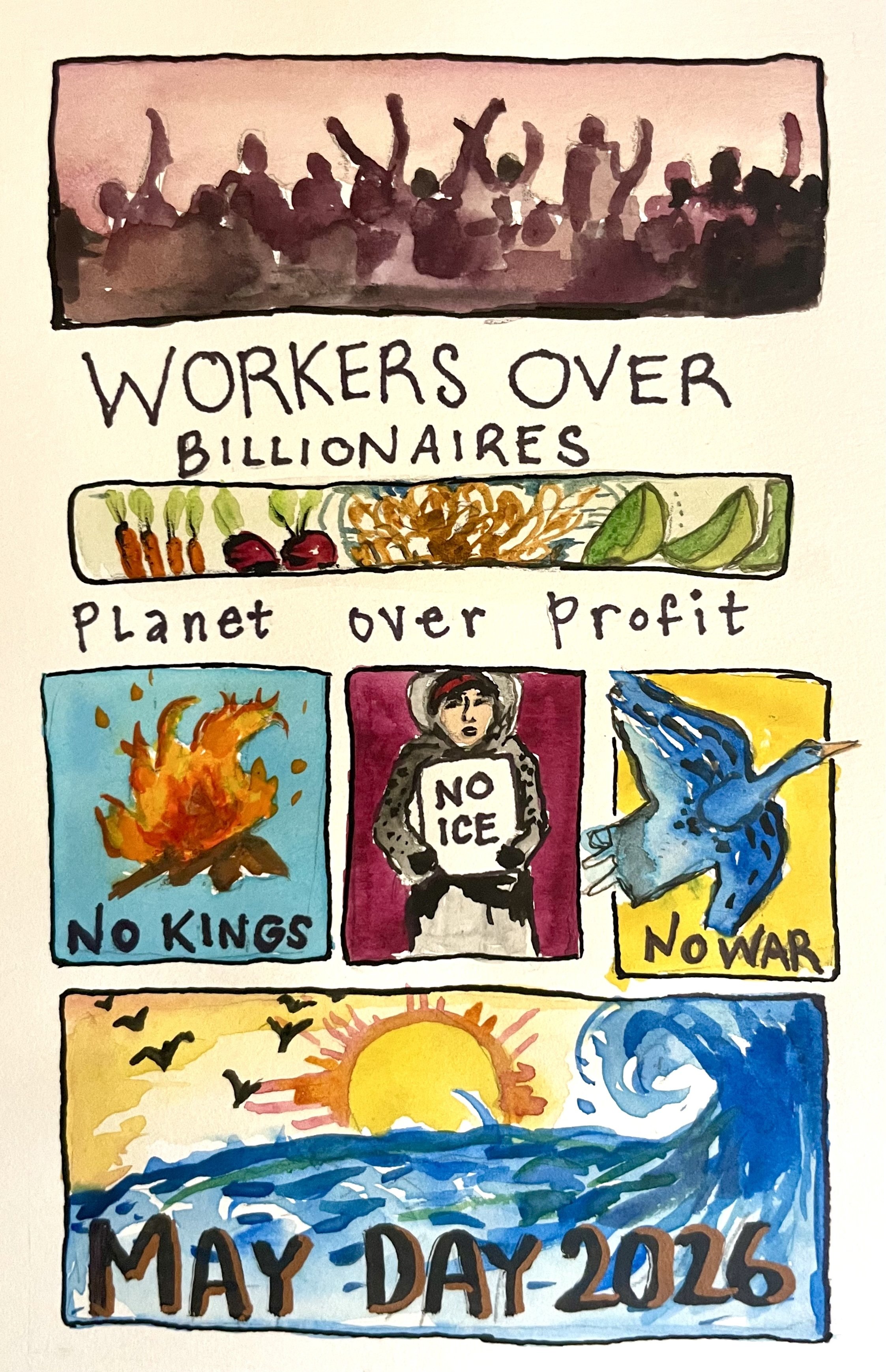 "Workers Over Billionaires"
by Leah Jo Camine