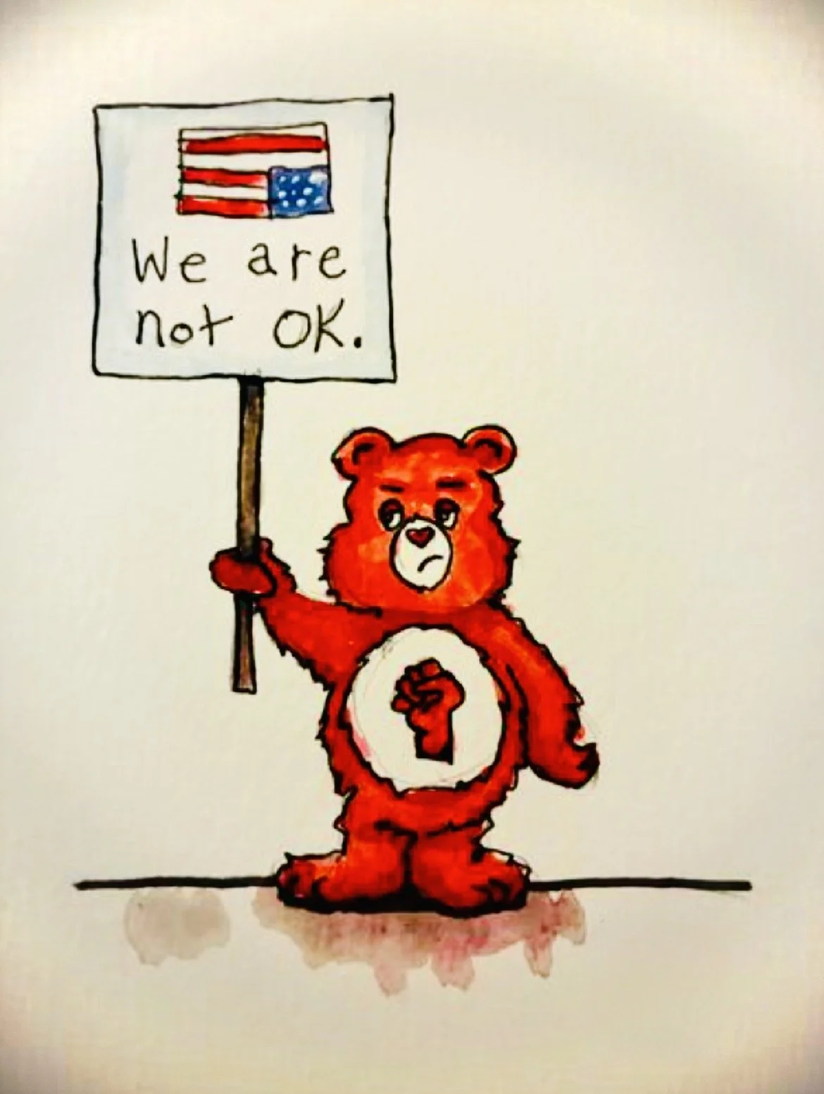 "We Are Not Ok"
by Caitlin Moore