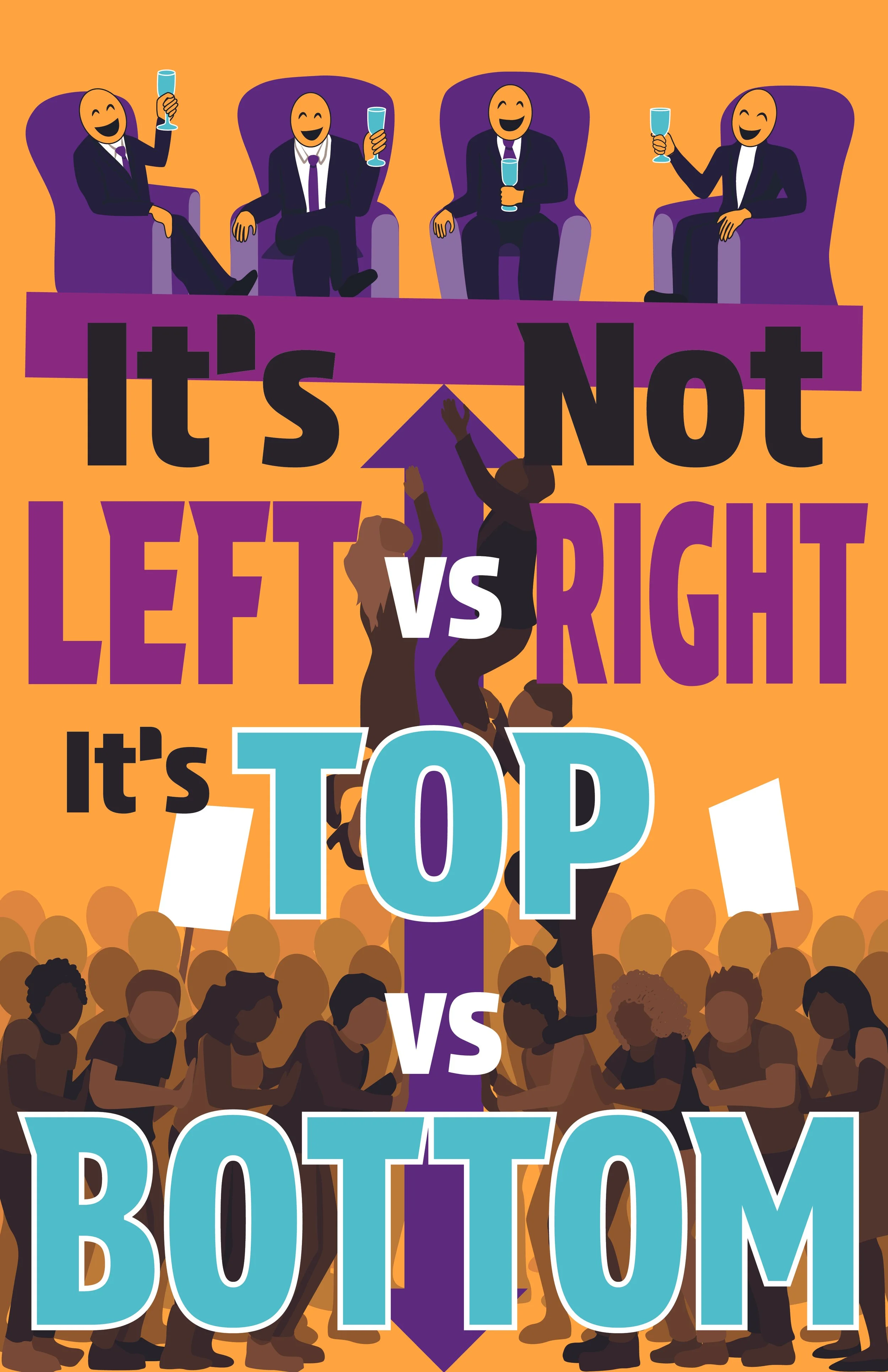 "Top Vs Bottom"
by Hope Punk Creative