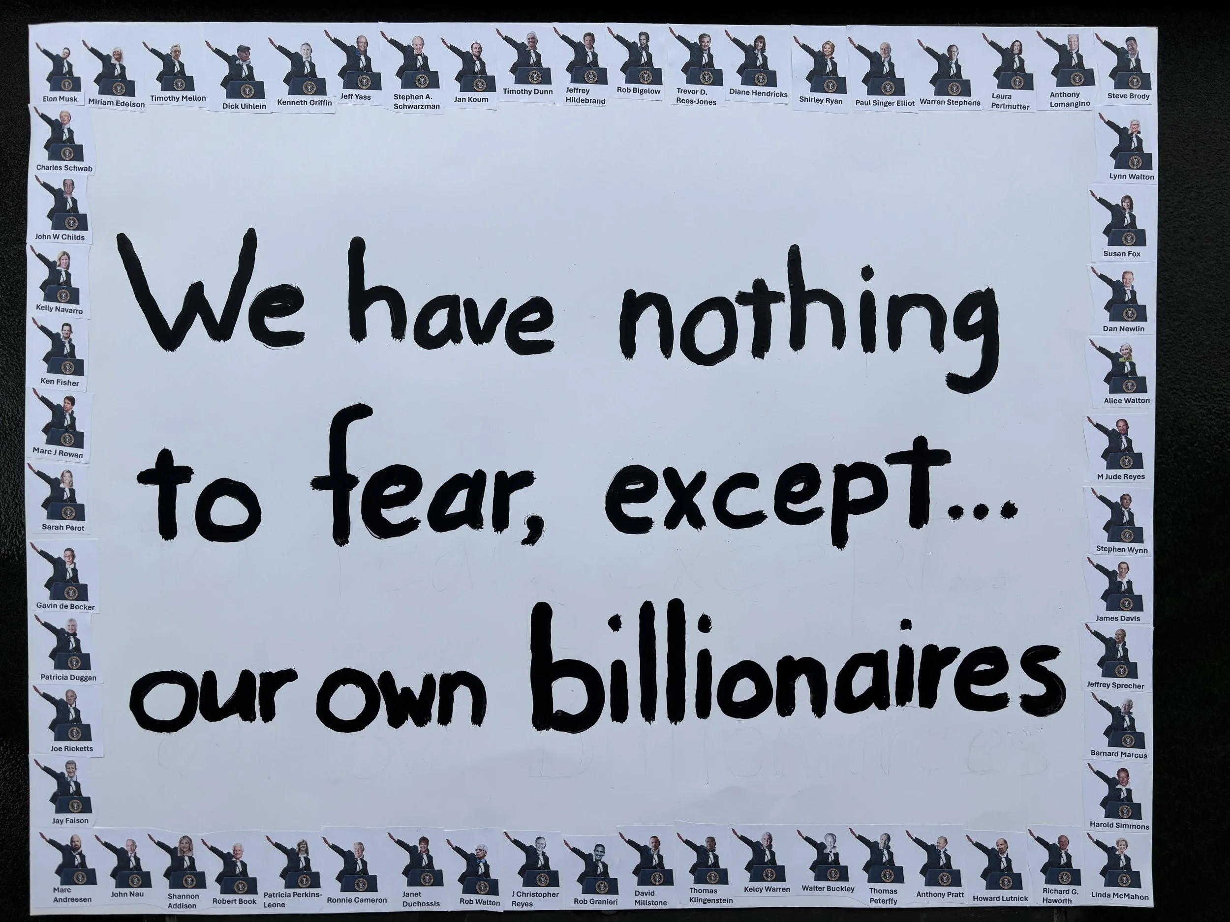 "Fear Our Own Billionaires"
by Charlie R. Olson