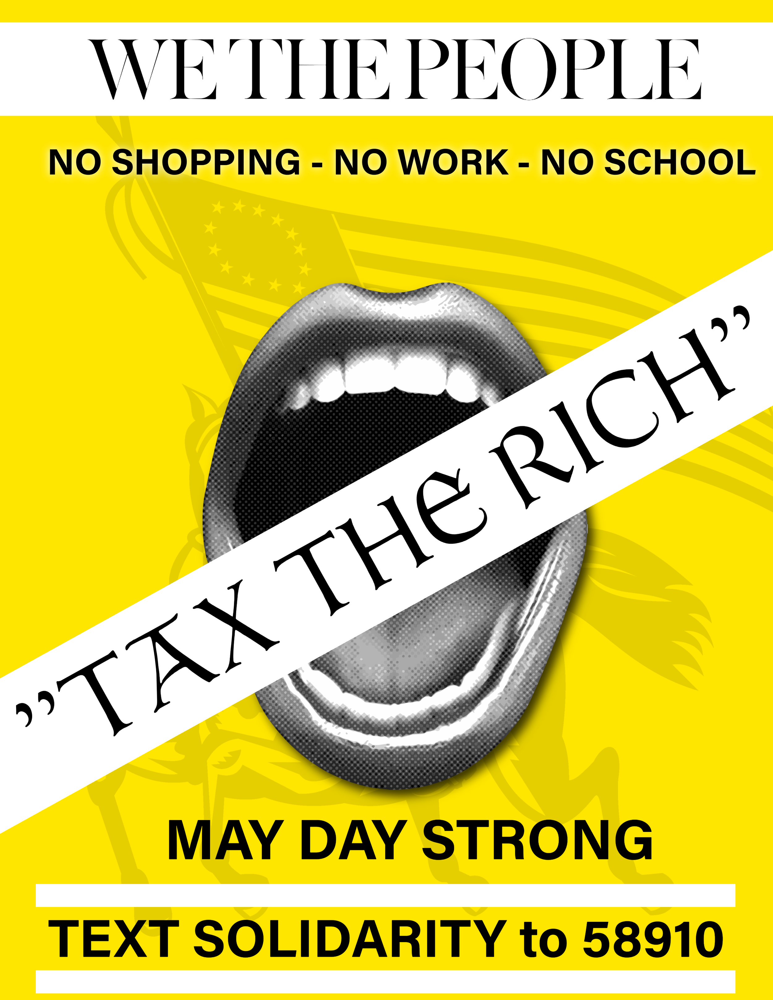 'We the People Tax the Rich"
by Kylie Earls