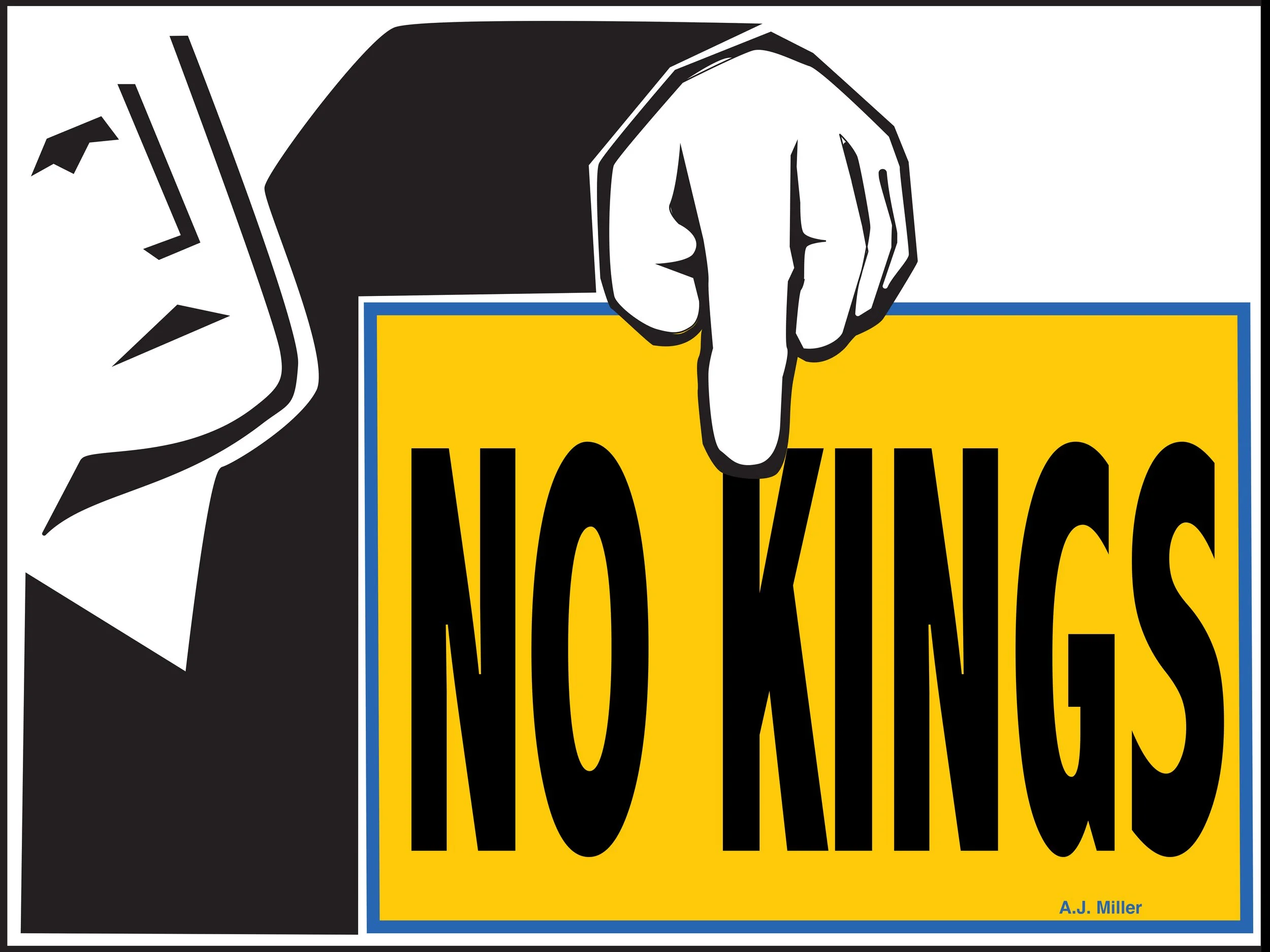 "Pointing No Kings"
by A.J Miller