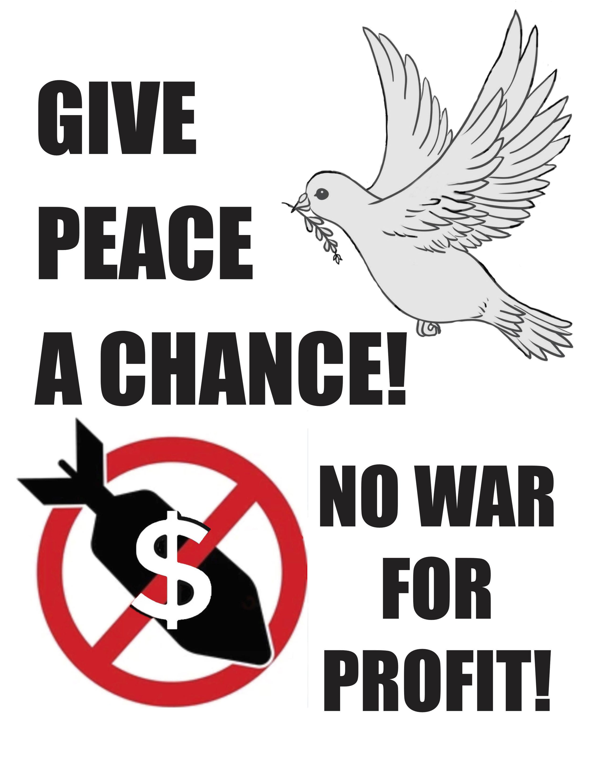"Give Peace a Chance"
by Marlene Tobias