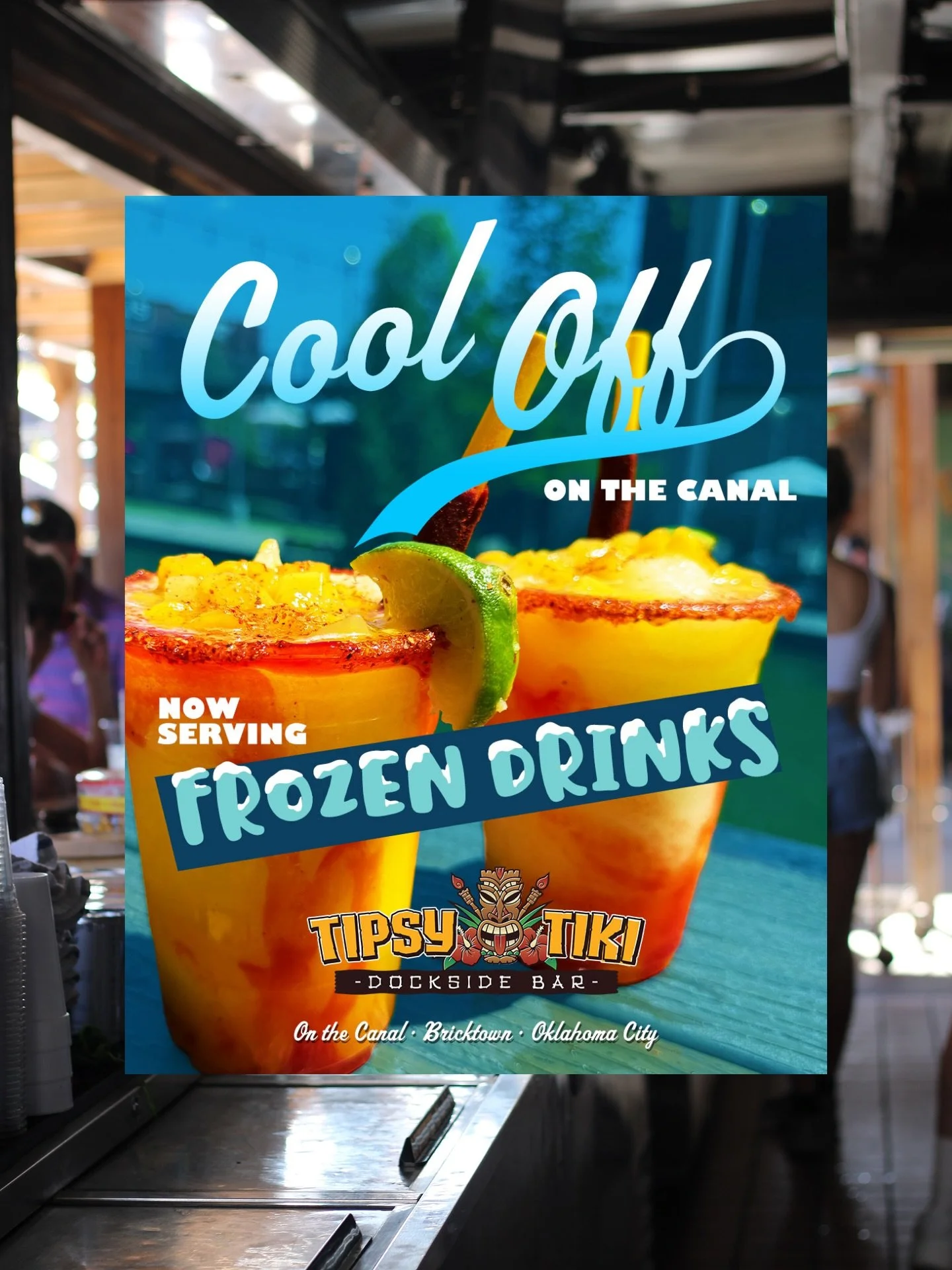 Now serving frozen drinks!

Sunshine, canal views, and something cold in your hand.
See you at Tiki 🌴☀️

#tipsytikiokc #bricktown #tikidrinks #drinklocalokc @bricktown