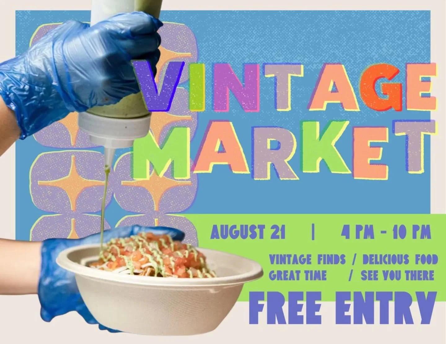 Make it a Thursday to remember at @bow.market vintage market! Indulge in yummy food and find amazing treasures ✨ don't forget it's FREE ENTRY