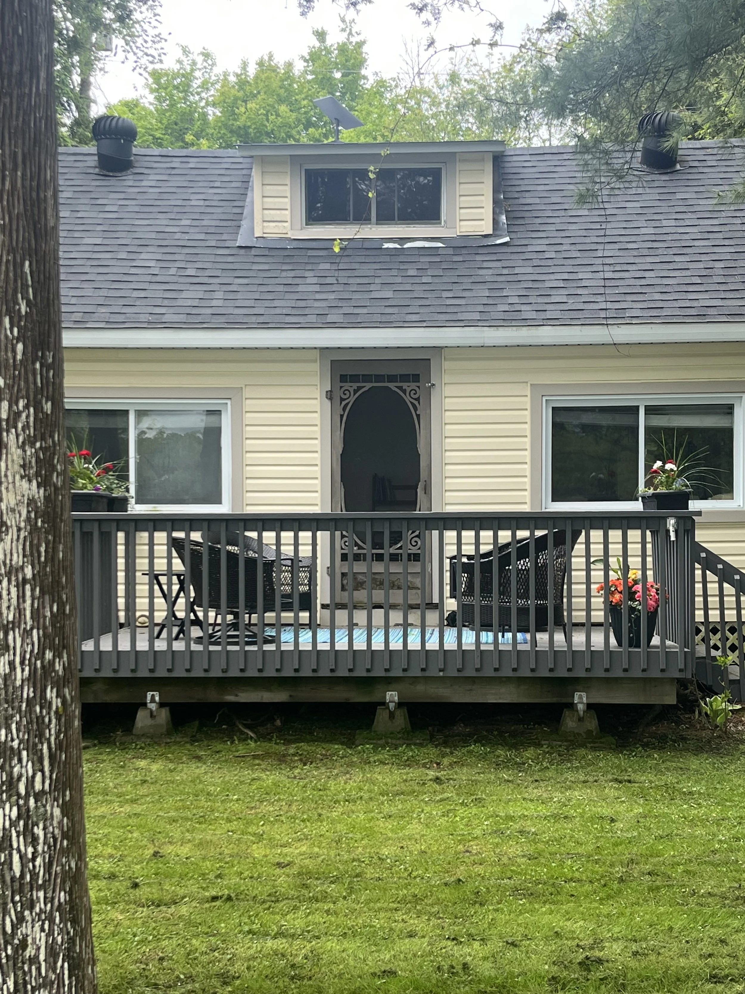 outside of Blue Heron Retreat at Christie lake.jpeg