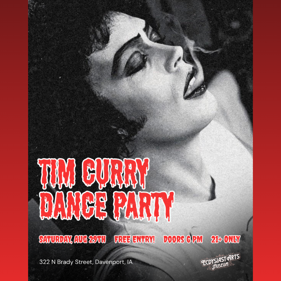 Tim Curry Disco Dance Party (during the Killpop Downtown Davenport Gallery Walk)