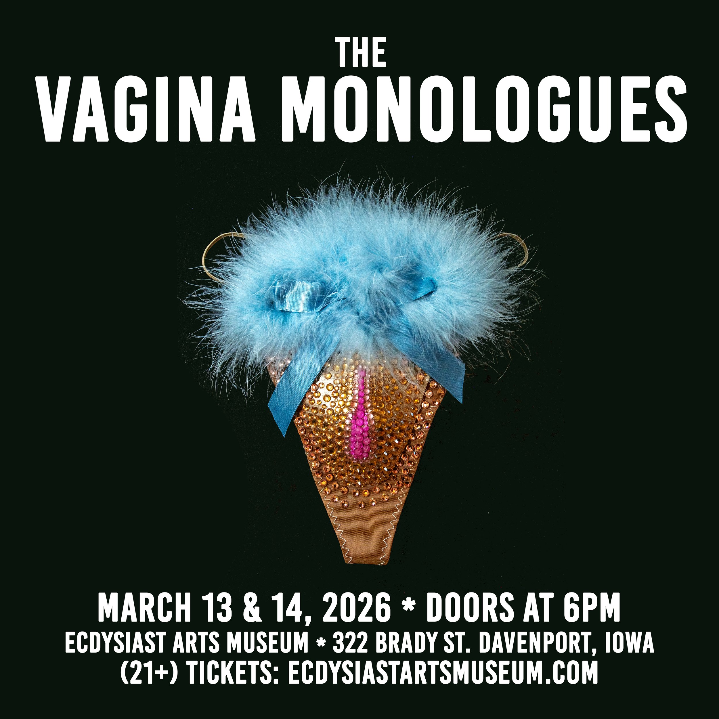 VAGINA MONOLOGUES POSTER ECDYSIAST TEST POSTER SQUARE.jpg (Copy)