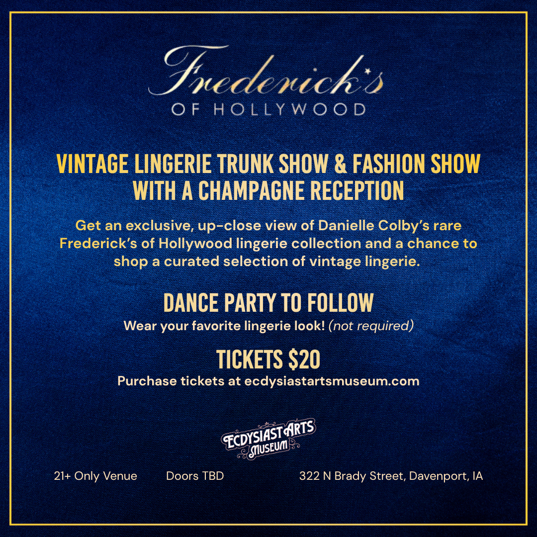 Rare Vintage Frederick's of Hollywood Trunk Show & Fashion Show