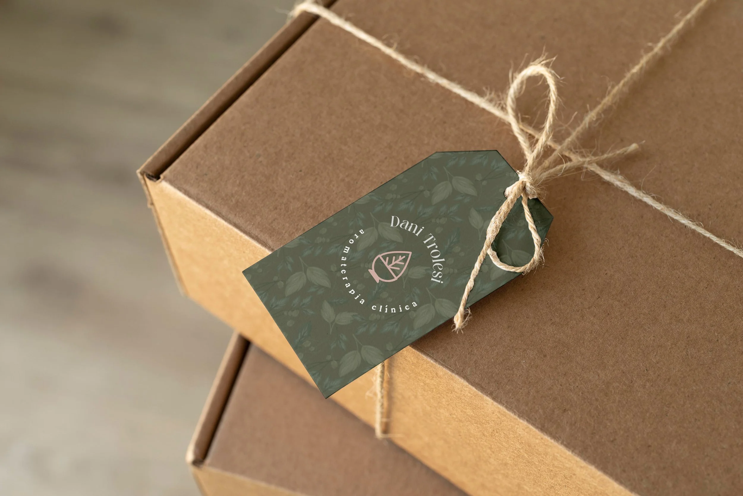 tag de embalagem aromaterapia