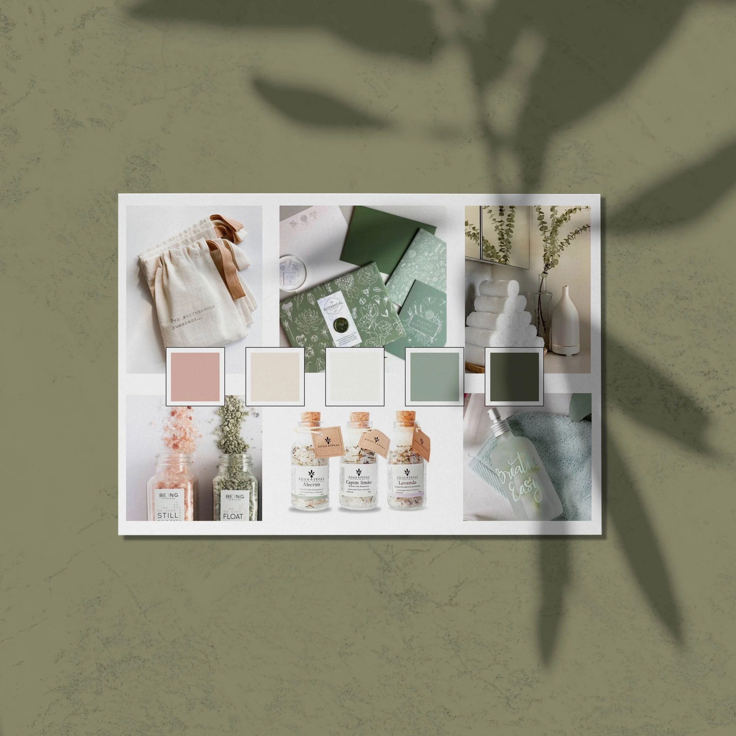 paleta de cor aromaterapia