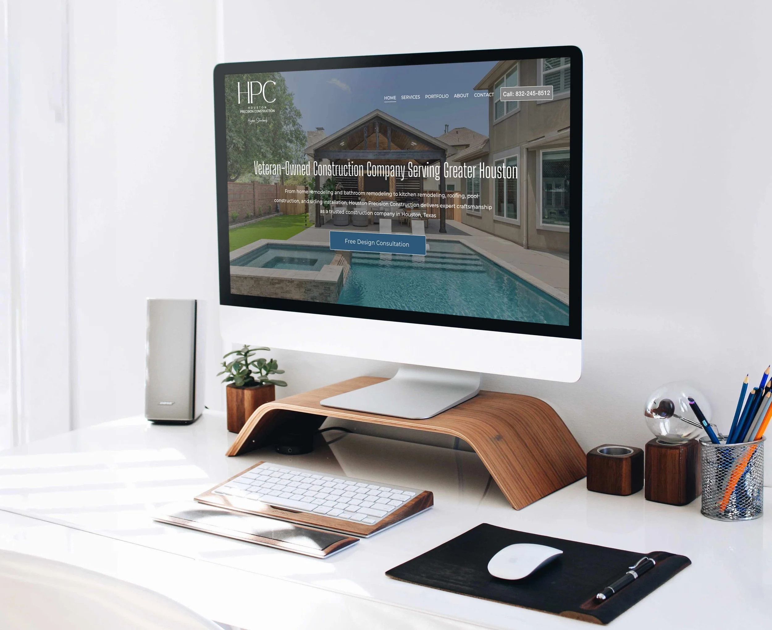 website para empresa de construcao