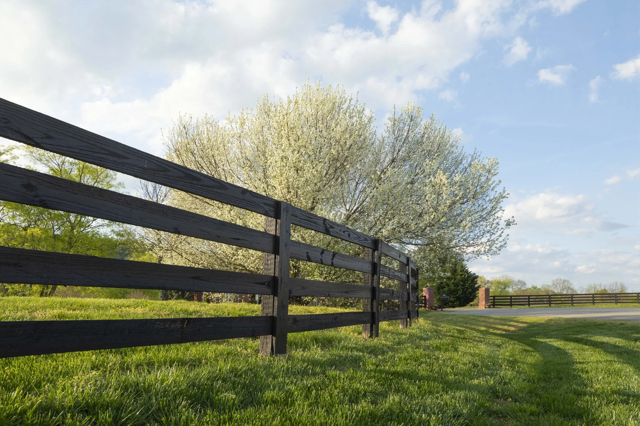 Milton home with horse fence