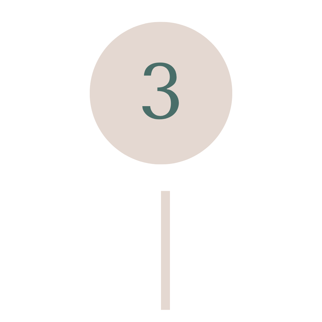 A countdown timer showing the number three.