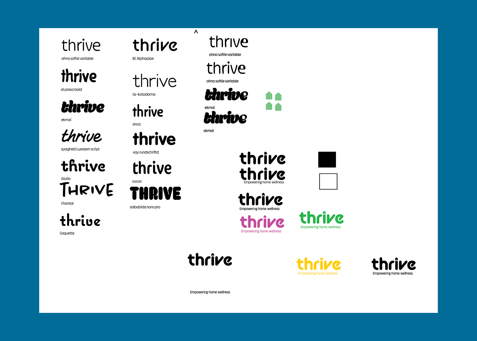 Thrive Logo Exploration