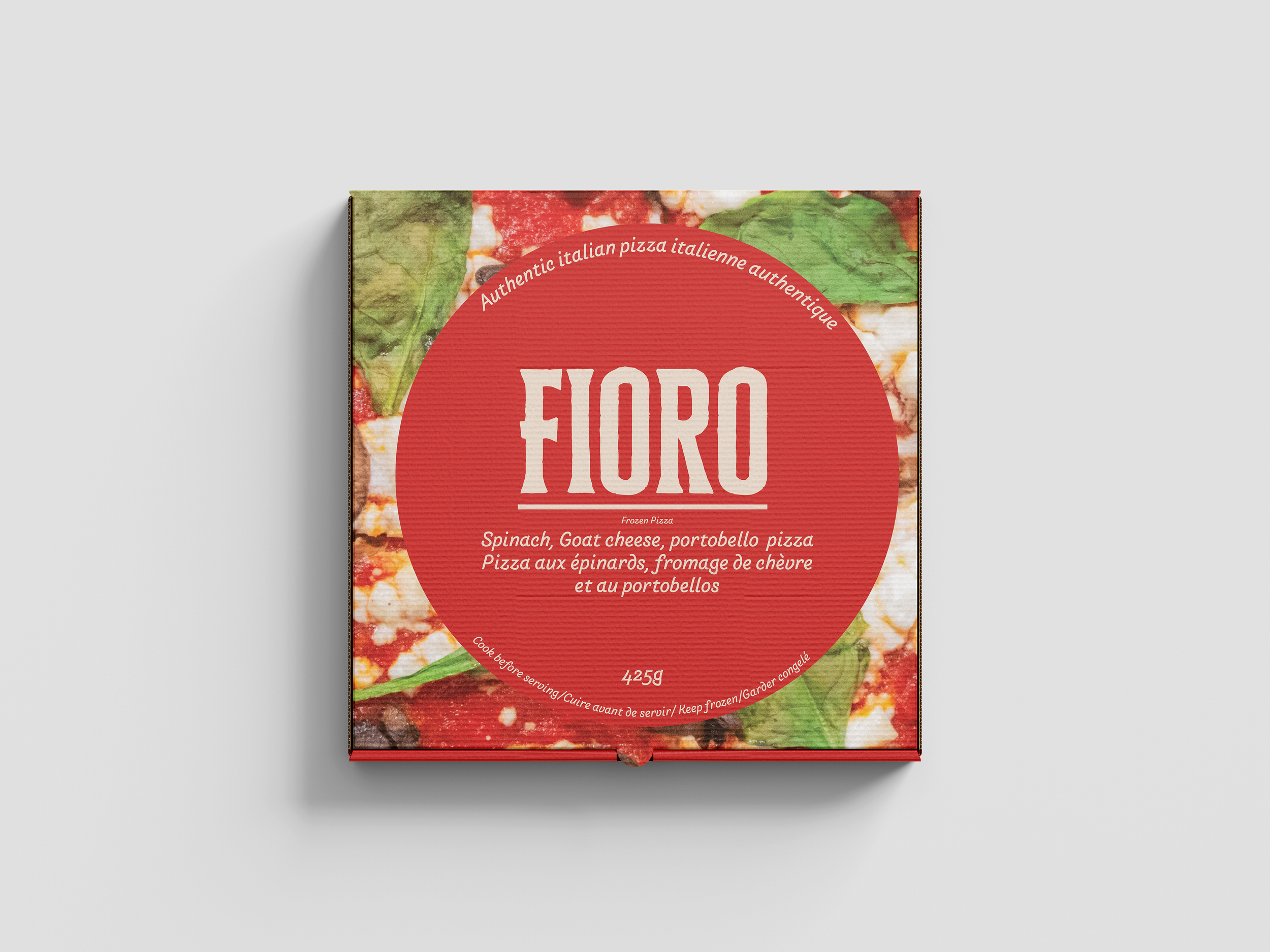 Digital mockup of the front panel